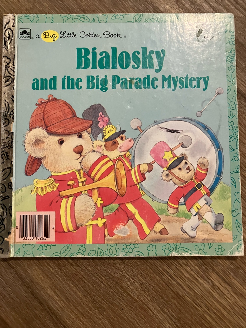 Golden Little Golden Book: Bialosky and the Big Parade Mystery - Blue Cover